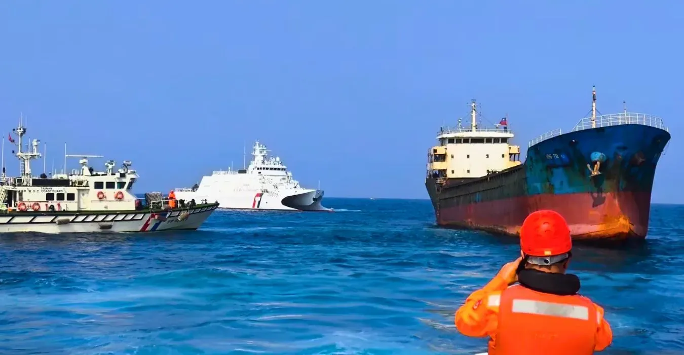 Taiwan Detains Chinese-Crewed Ship Suspected of Severing Undersea Cable Amid Rising Tensions